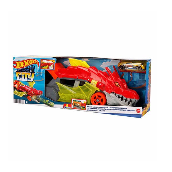 Hot Wheels Fırlatıcı Ve Taşıyıcı Ejderha