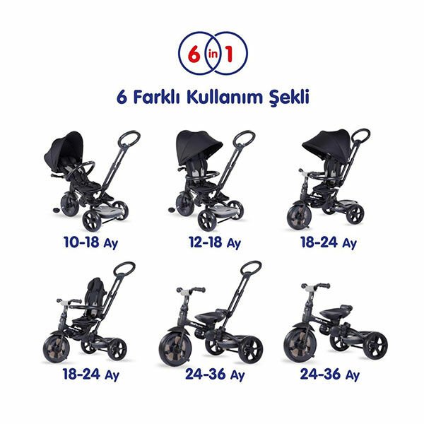 Kraft Prime 6in1 Bisiklet Mavi