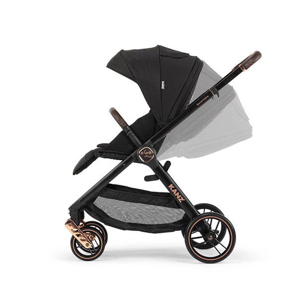 Kanz X-Go Plus Rose Gold Bebek Arabası Siyah
