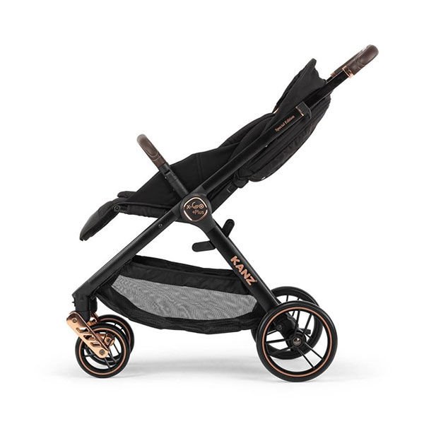 Kanz X-Go Plus Rose Gold Bebek Arabası Siyah