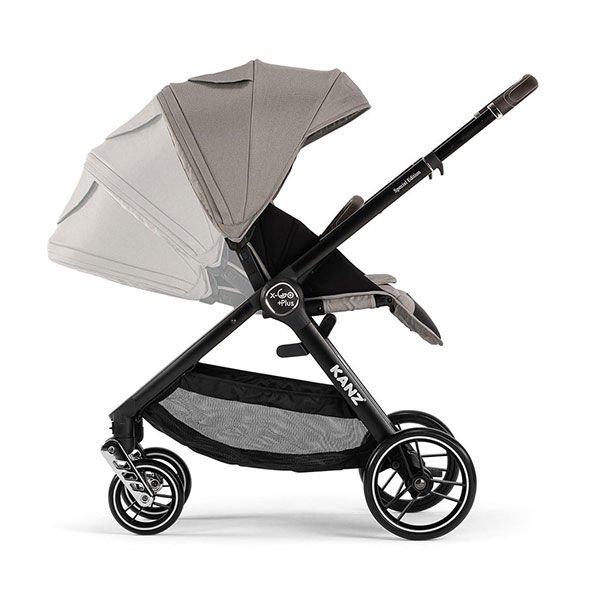 Kanz X-Go Plus Silver Bebek Arabası Gri