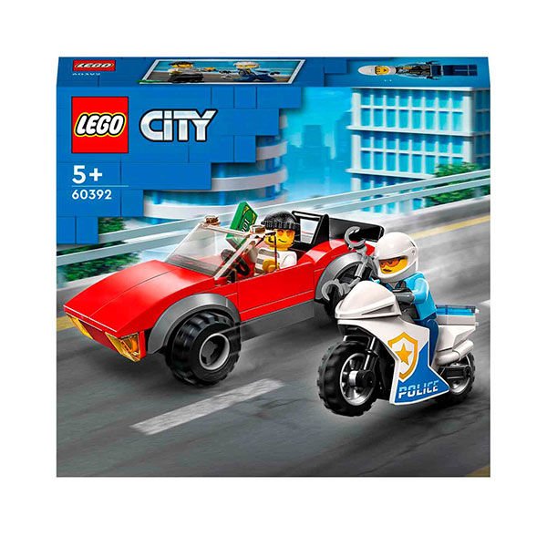 Lego City Polis Motosikleti Araba Takibi
