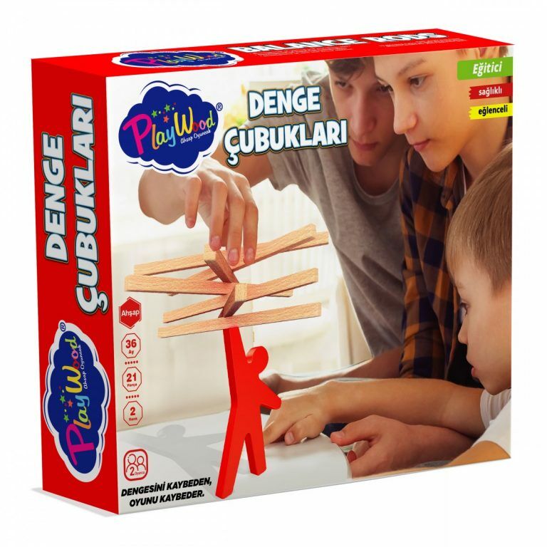 Play Wood Ahşap Denge Çubukları