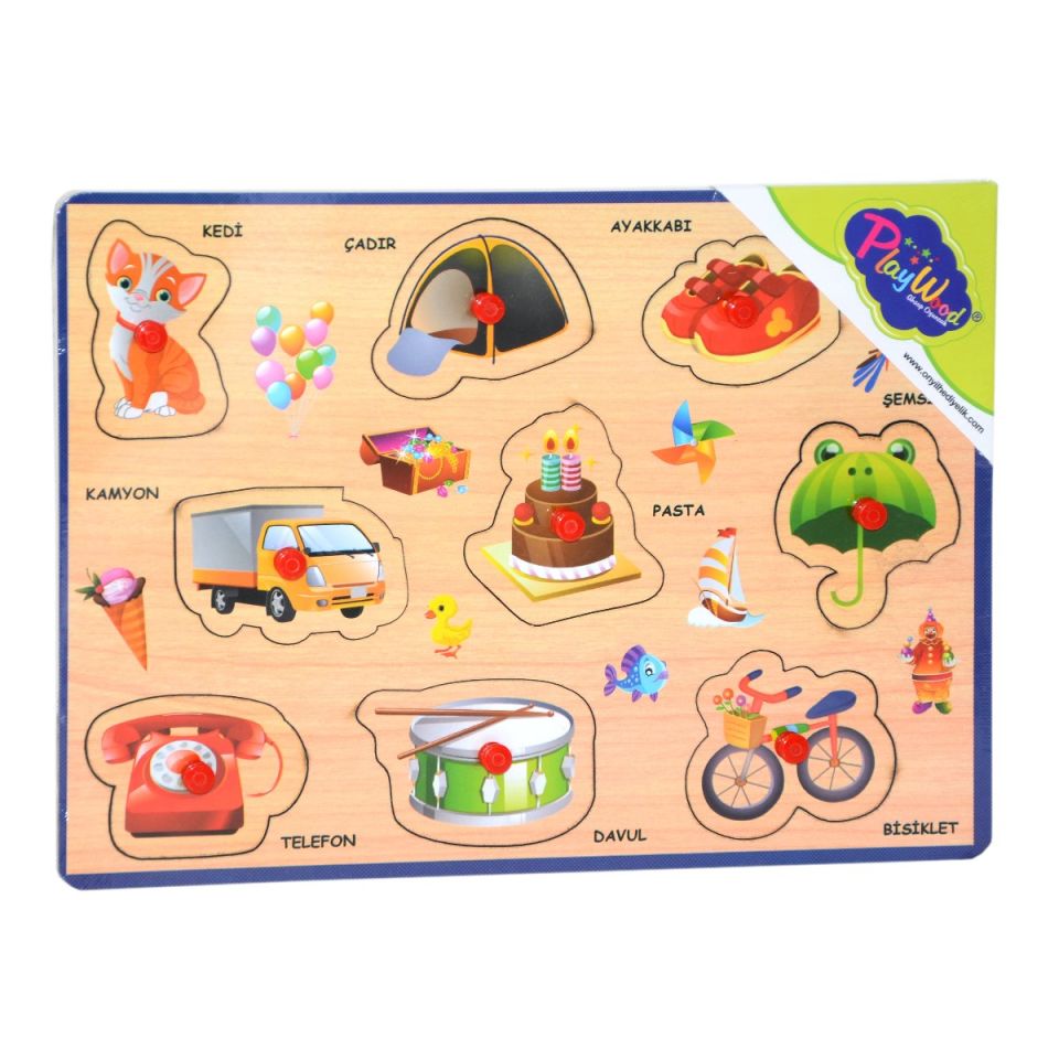 Play Wood Ahşap Tutmalı Karışık Serisi