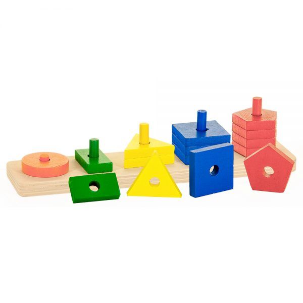 Play Wood Kutuda Ahşap Geometrik Şekiller