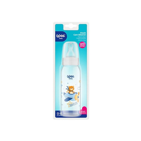 Wee Baby Klasik Cam Biberon 250 Ml Mavi