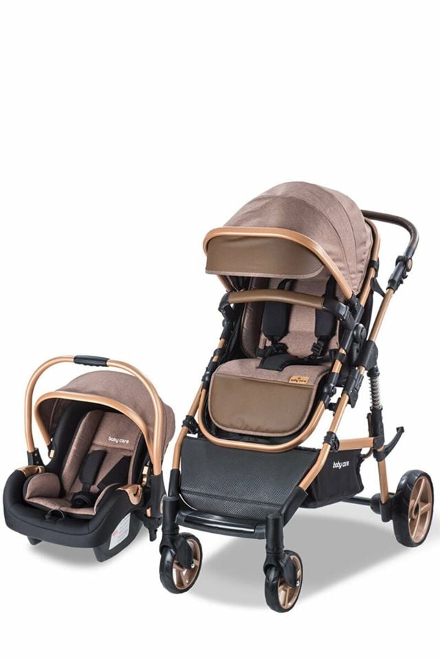 Baby Care BC 340 Bora Cross Travel Bebek Arabası-Gold