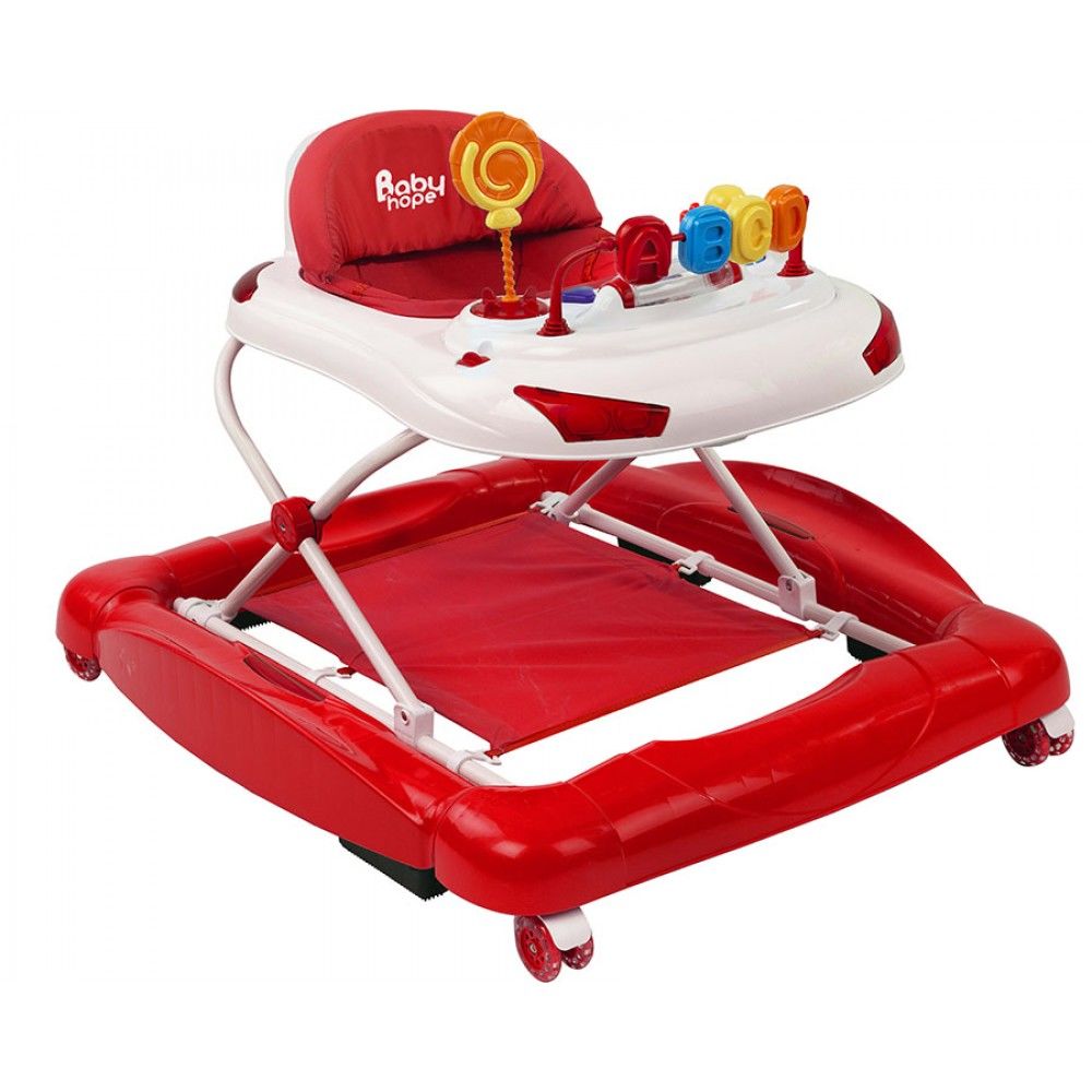 Baby Hope 219 Tobby Salla Yürüteç-Kırmızı