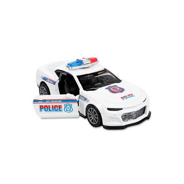 Die-Cast Metal Çek Bırak Polis Arabası