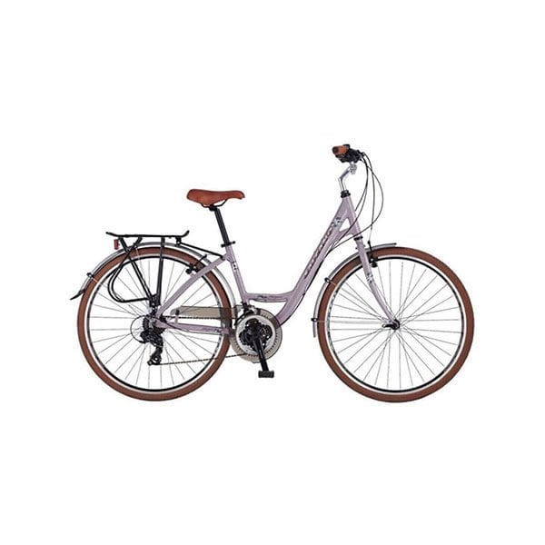 Salcano Sarajevo 700 Unisex VR 17'' Şehir Gezi Bisikleti Açık Pembe Beyaz
