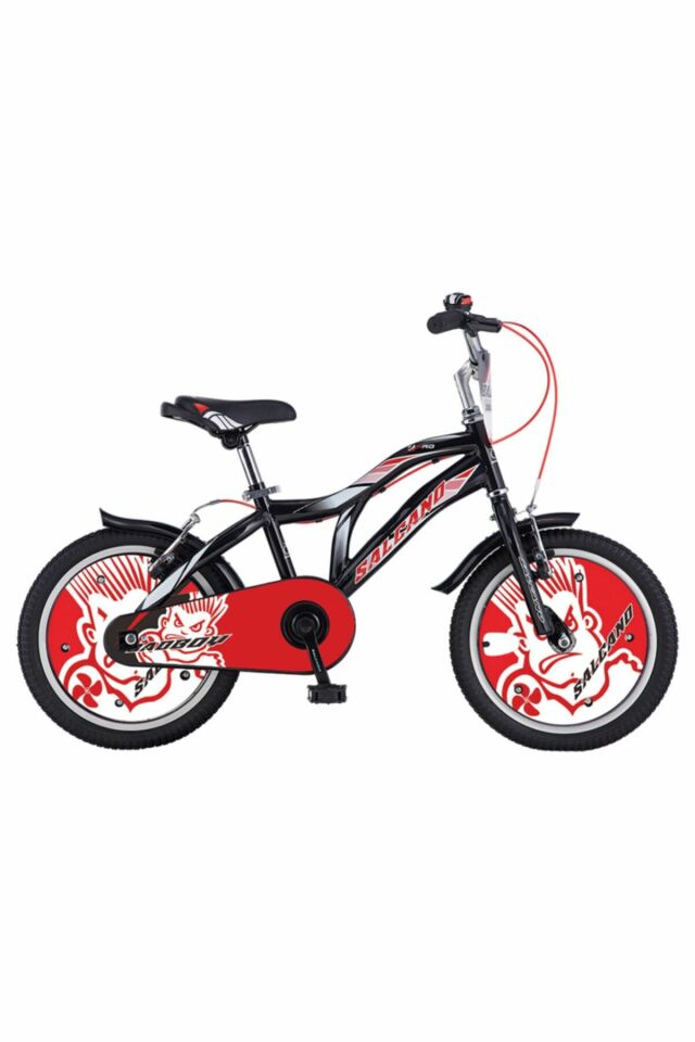 Salcano Badboy 14 Jant (80-105 cm Boy) Erkek Çocuk Bisikleti-Siyah Kırmızı Beyaz