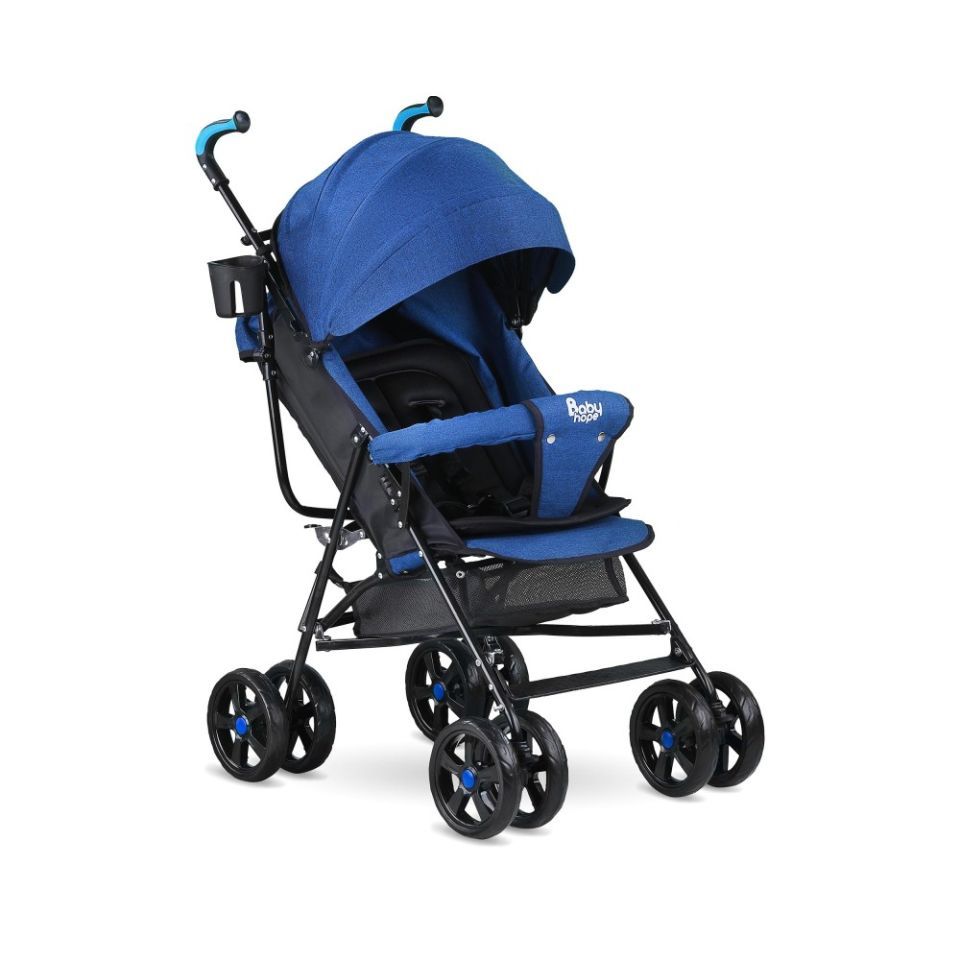 Baby Hope S-A-7 Baston Puset Bebek Arabası-Mavi