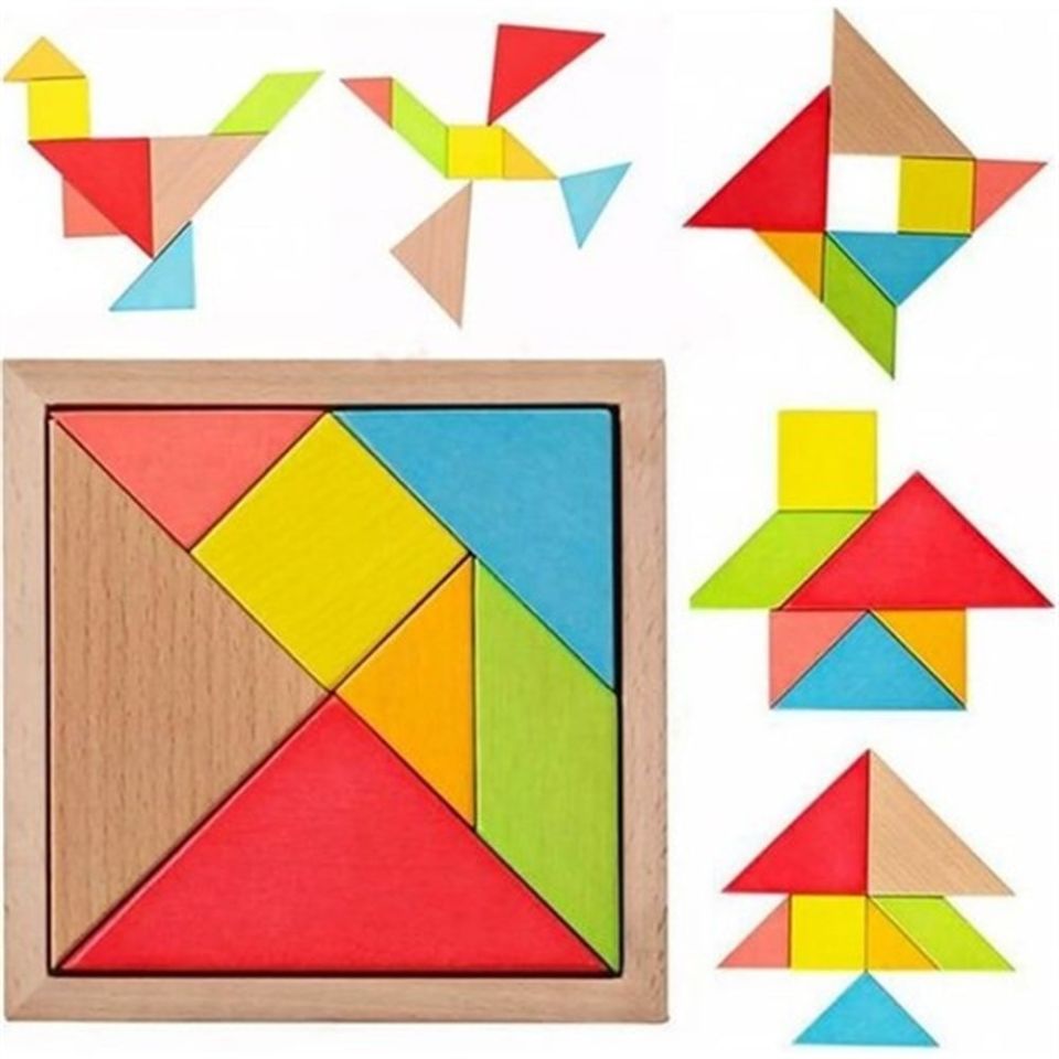 Hamaha HMH-154 - 7 Parça Büyük Tangram 19x19 cm