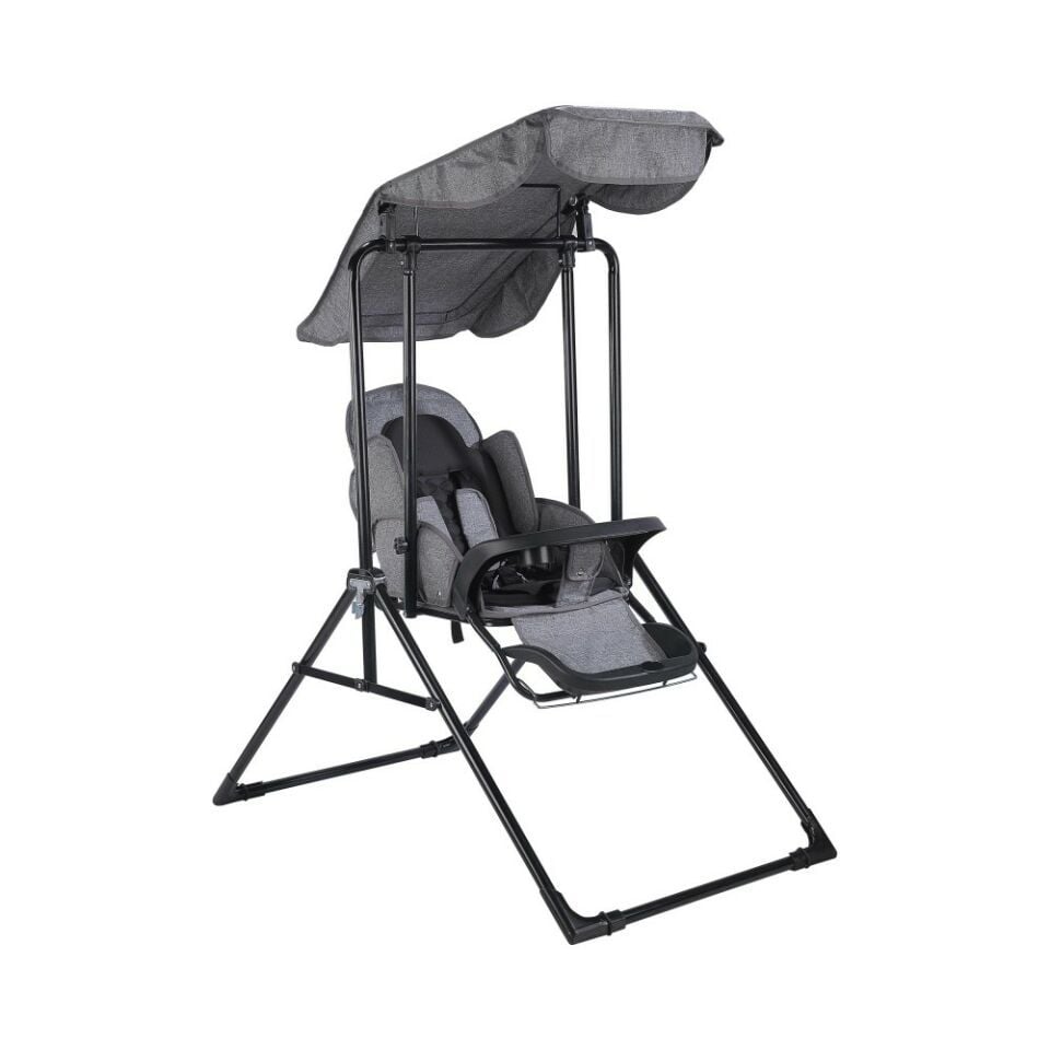 Baby Hope 804 Lüks Yatarlı Salıncak-Gri