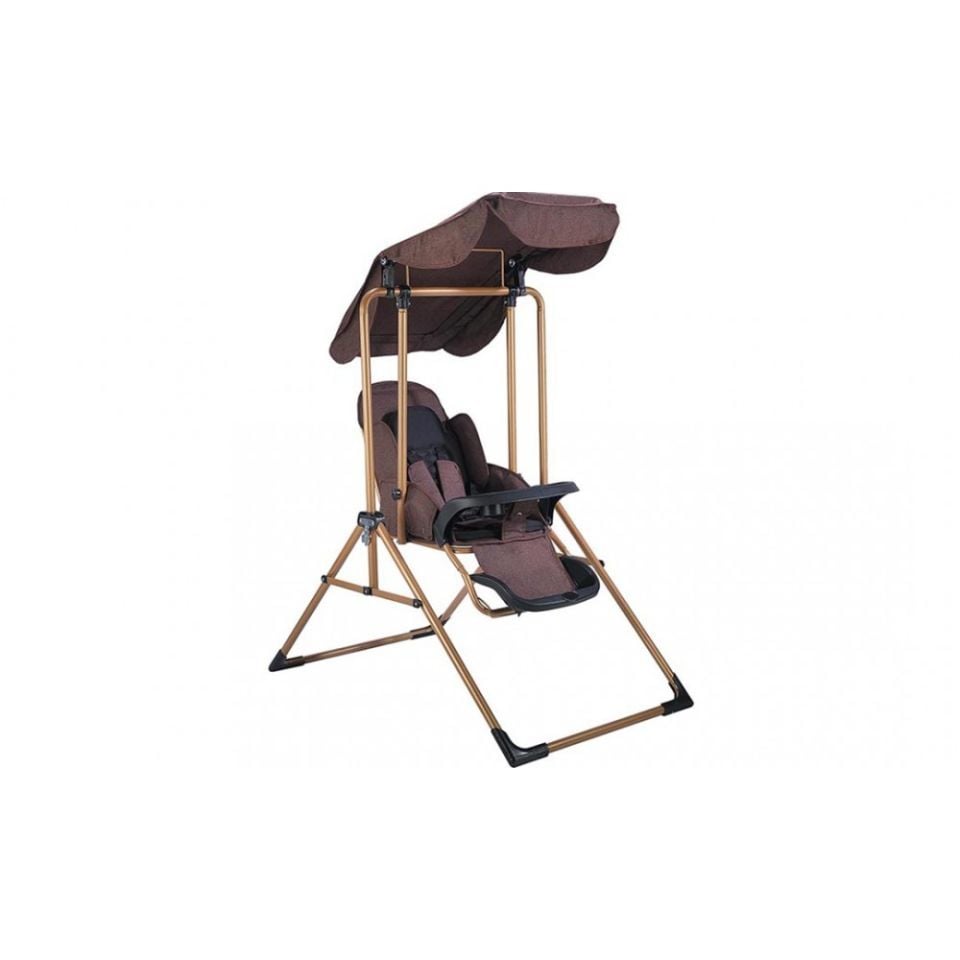 Baby Hope 804 Lüks Yatarlı Salıncak-Kahverengi
