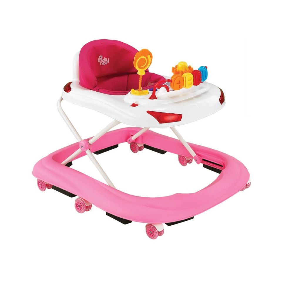 Baby Hope 218 Tobby Yürüteç-Pembe