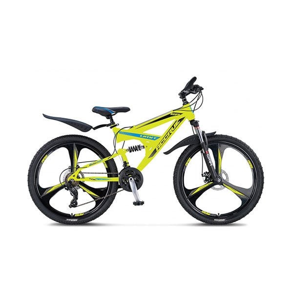 Ümit Bisiklet Accrue SP-2D 26'' Jant Dağ Bisikleti Lime Siyah Mavi