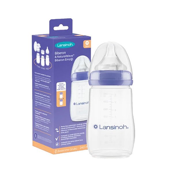 Lansinoh Natural Wave PP Biberon 240 Ml