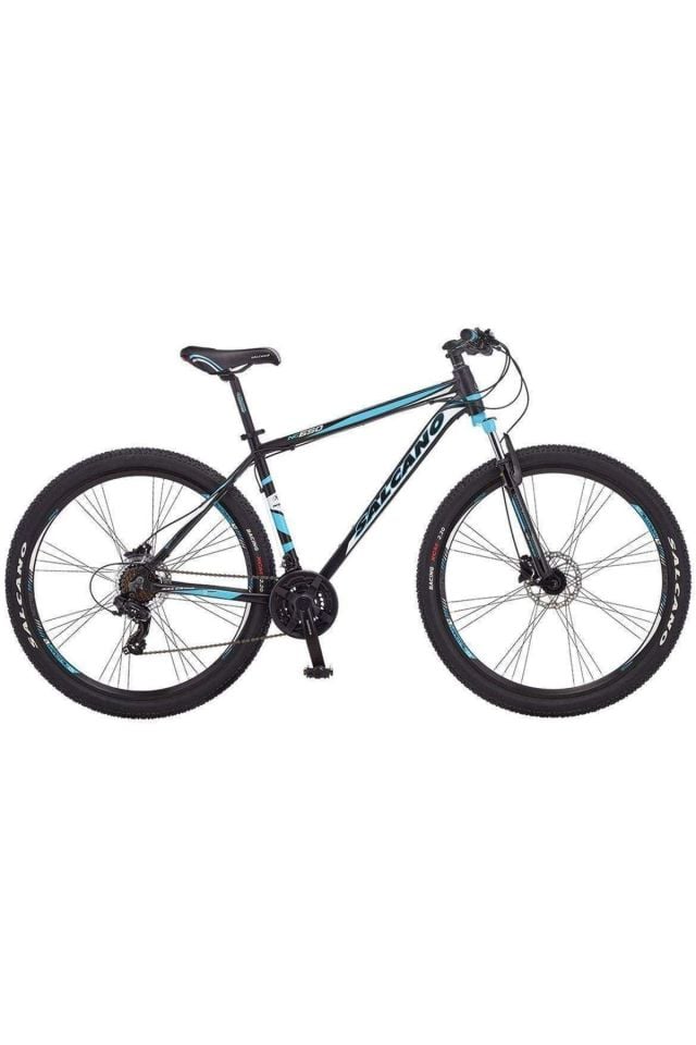 Salcano NG650 29 HD 19'' Hidrolik Disk Fren 29 Jant (185 cm ve üzeri Boy) 21 Vites Dağ Bisikleti-Mat Siyah Turkuaz Beyaz