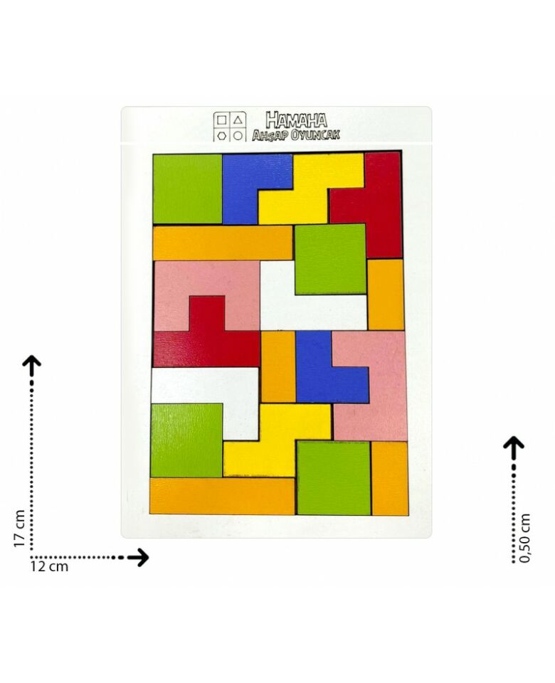 Hamaha HMH-1052 Ahşap Mini Tetris
