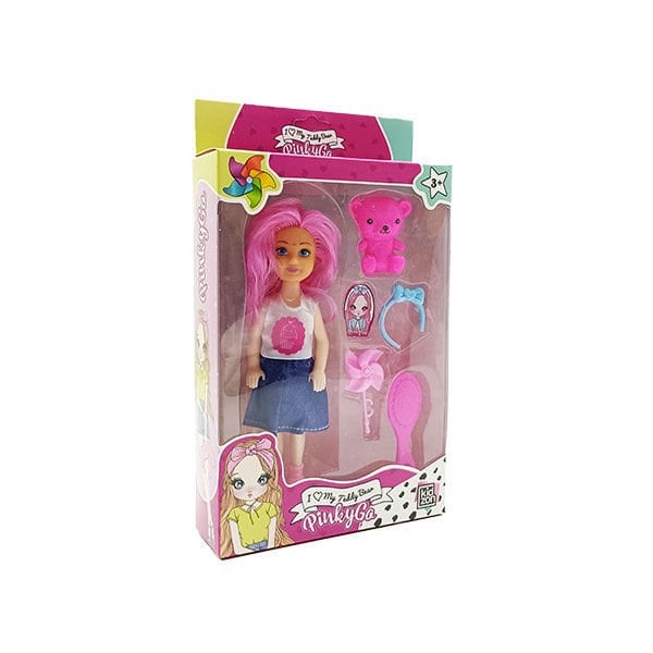 Rastplay Pinky Go Ayıcıklı Bebek Seti