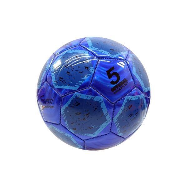 Parlak Futbol Topu Mavi