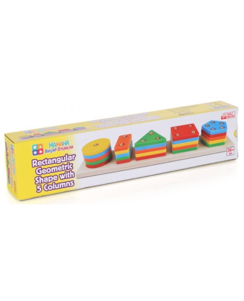 Hamaha HMH-055 Dikdörtgen 5`Li Sutun Geometrik Şekil