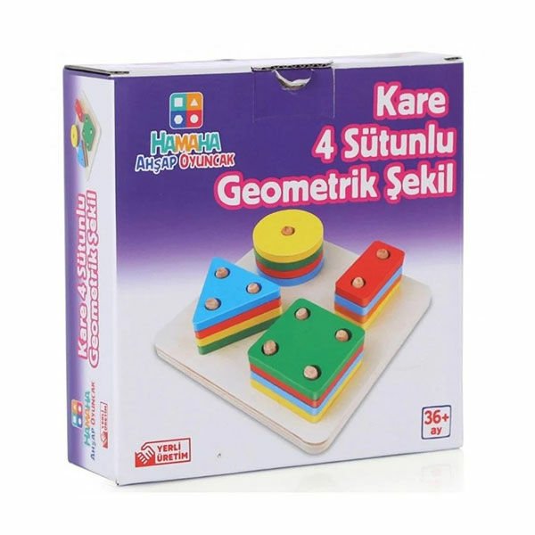 Hamaha HMH-048 - 4`Lü Boyalı Kare
