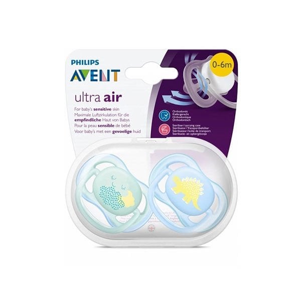 Philips Ultra Air Emzik 0-6 Ay Erkek Desenli