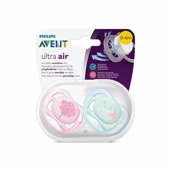 Philips Avent Ultra Air Emzik 0-6 Ay Kız Desenli