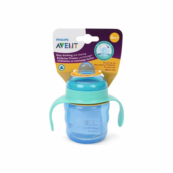 Philips Avent Alıştırma Bardağı 6+ Ay Damlatmaz 200 ml Mavi