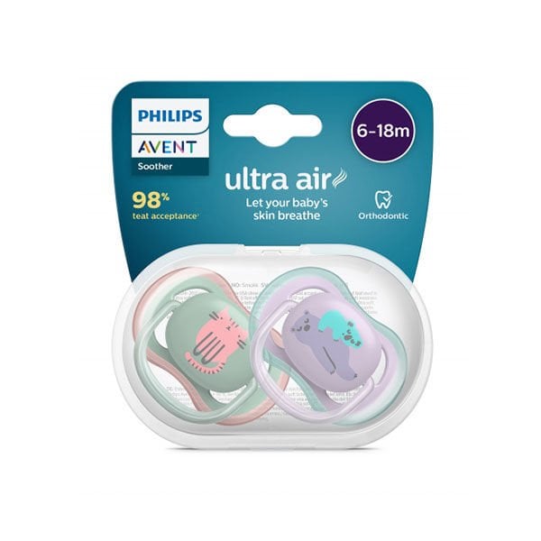 Philips Avent Ultra Air Emzik 6-18 Ay Kız Yeni Desenli