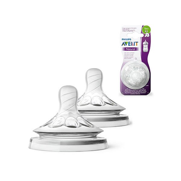 Philips Avent Nat Biberon Emzik 1M+ 2 Li