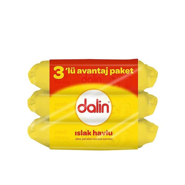 Dalin Islak Havlu Klasik 3x56 Lı Paket