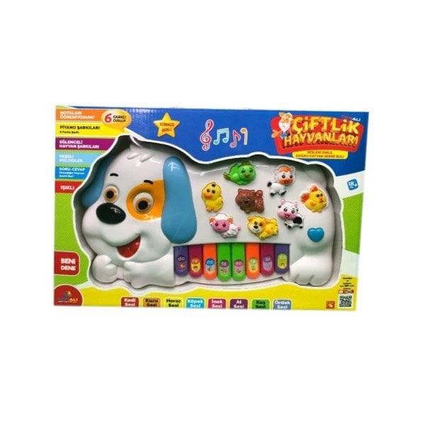 Can Ali CNL-2223 Türkçe Hayvan Sesli Piyano Köpek
