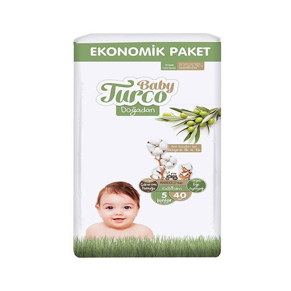 Baby Turco Doğadan Eco Junior Külot Bez 5x40