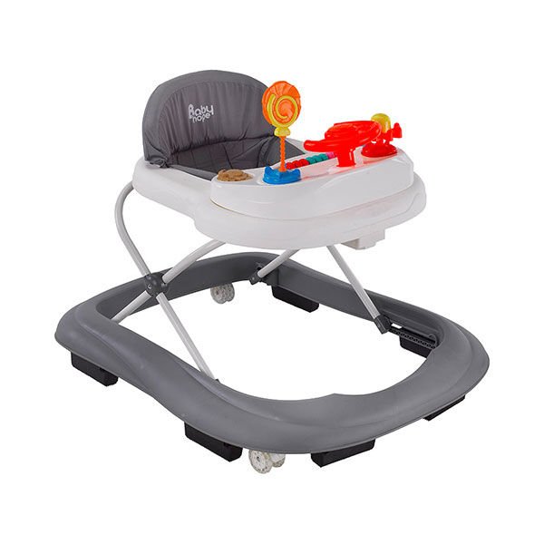 Baby Hope Lüks Oyuncaklı Yürüteç Gri
