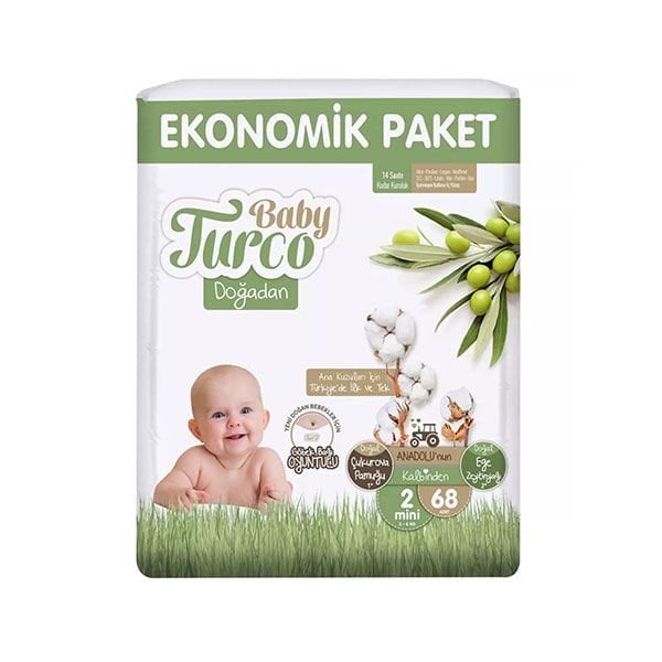 Baby Turco Doğadan Eco Mini 2x68