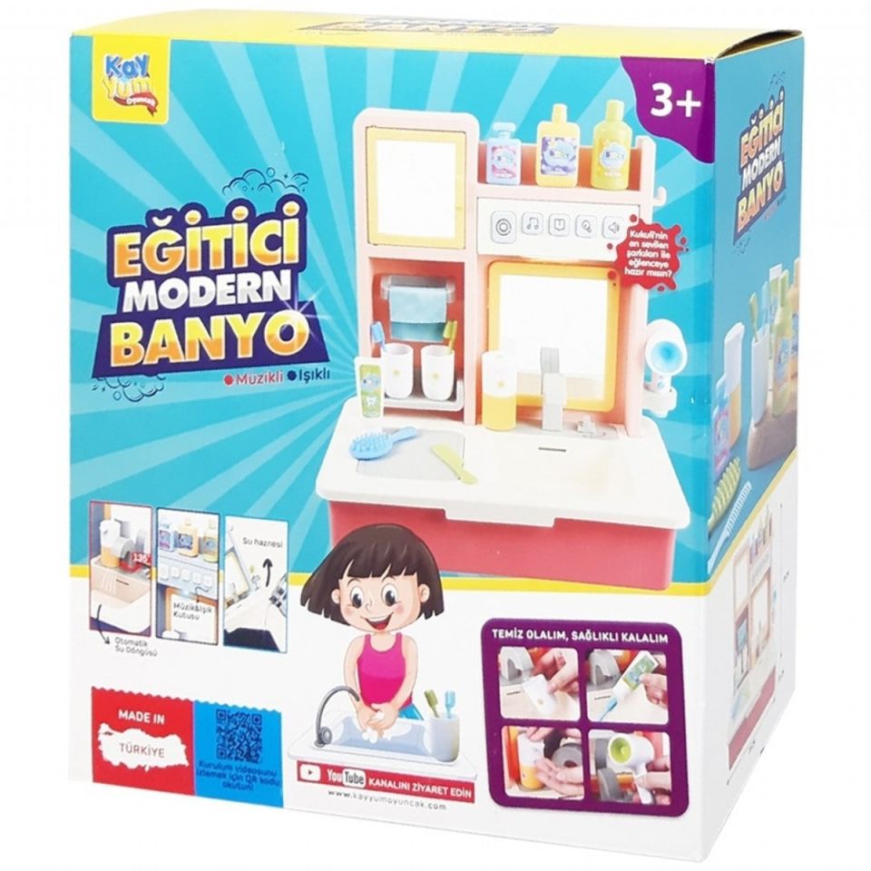 Kayyum 7040 Eğitici Sesli Modern Banyo Lavabo