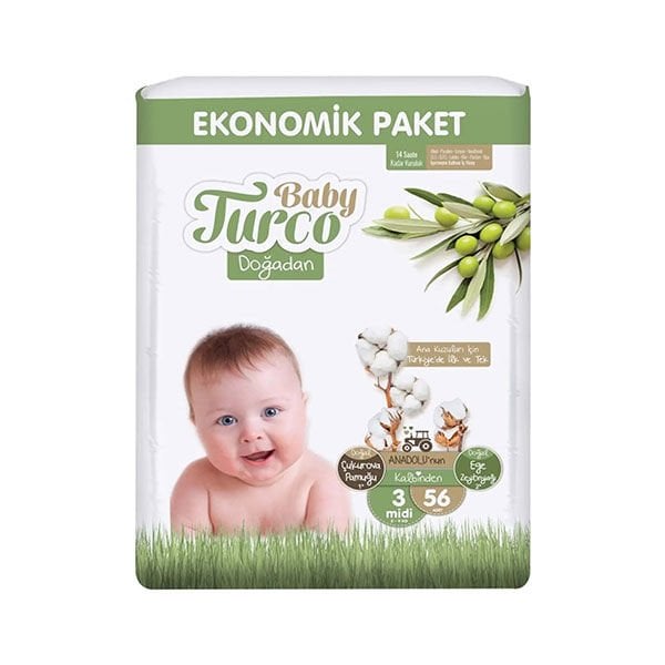 Baby Turco Doğadan Eco Midi 3x56
