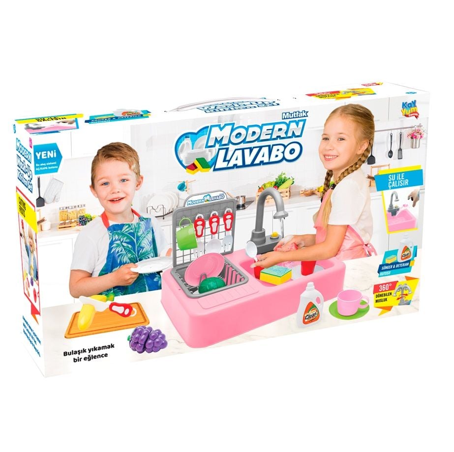 Kayyum 7020P Modern Lavabo Pilli Pembe