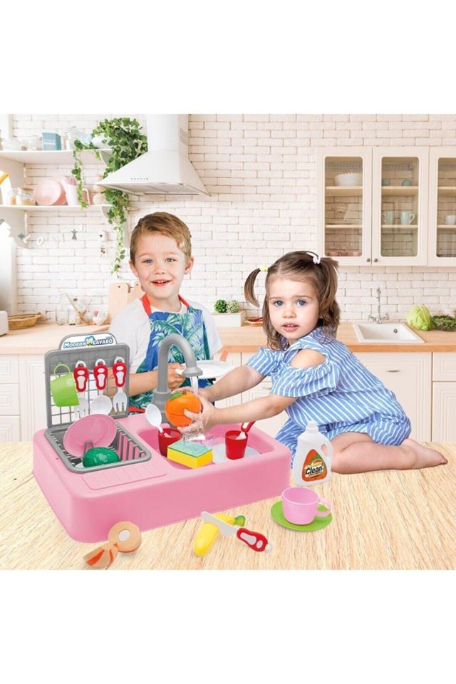 Kayyum 7020P Modern Lavabo Pilli Pembe