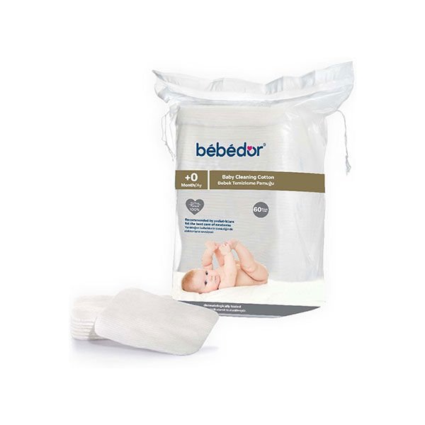 Bebedor Bebek Temizleme Pamuğu 60 Adet