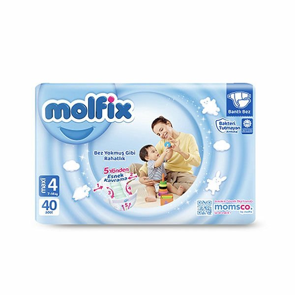 Molfix No 4 Maxi Bebek Bezi 7-14 Kg