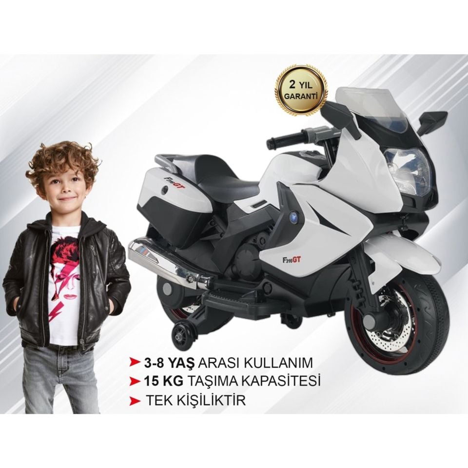 Baby 2 Go Speed 12V Akülü Motor Beyaz