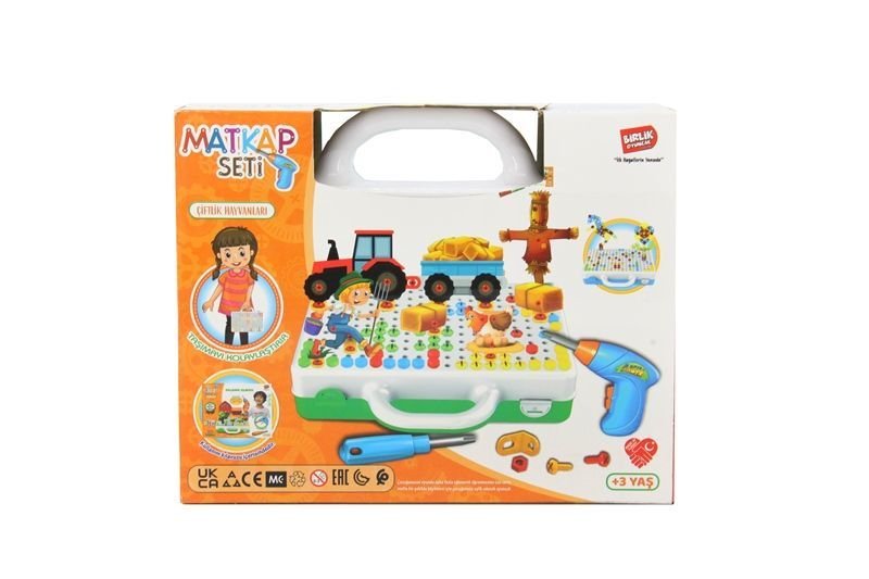 Birlik URT014-002 3D Stem Eğitici Matkap Seti - Çiftlik Hayvan