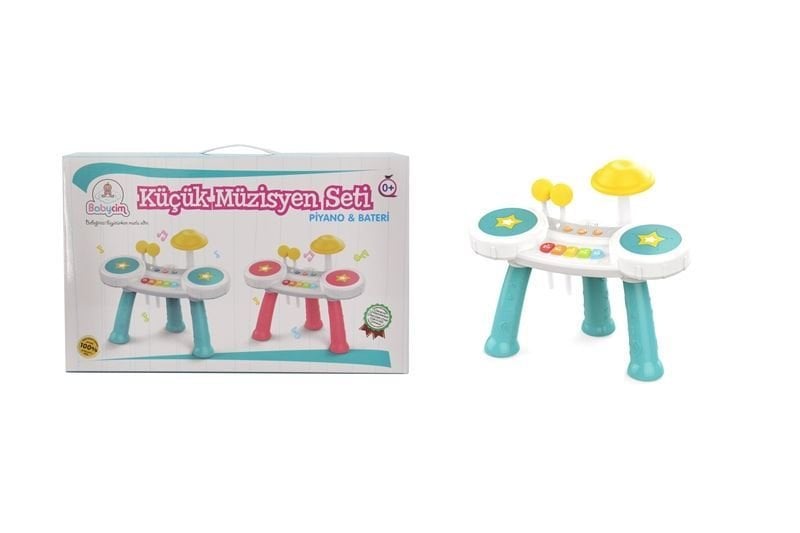 Birlik HE0525-HE0526 Küçük Müzisyen Setim Piyano & Batery