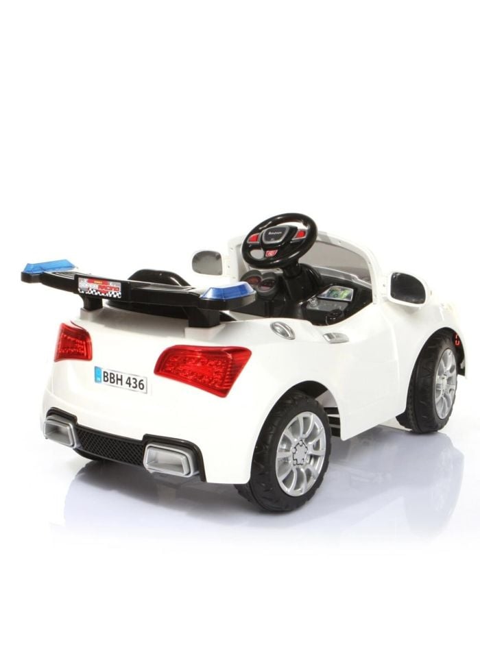 Babyhope E-Drive-5 Akülü Araba Uzaktan Kumandalı 12 Volt Beyaz
