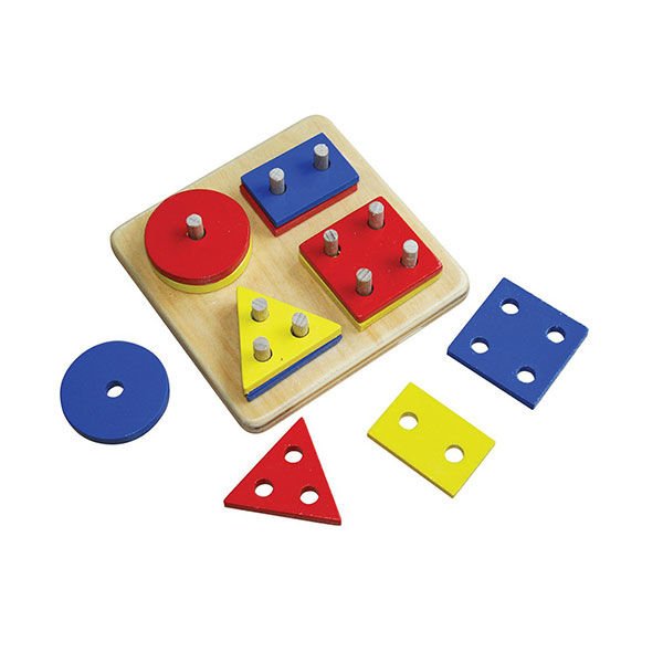 Chiva Ahşap Geometrik Şekiller Sök-Tak