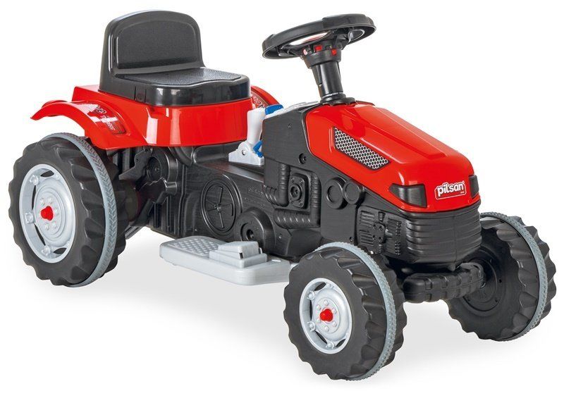 Pilsan Active 6V Akülü Traktör-Kırmızı